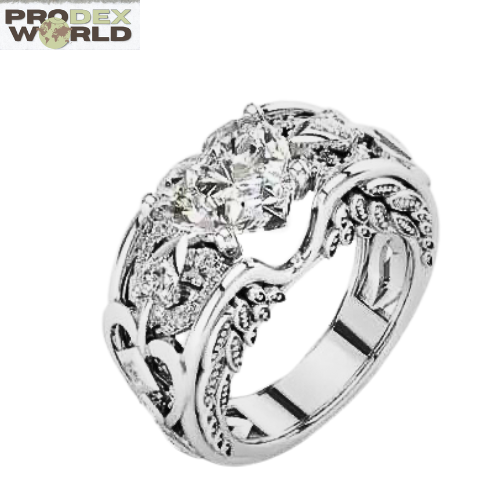 Anillo clásico 5 colores, circonita de corazón de amor multicolor, joyería de lujo 👌💪🏻✅❤️ (PLATA925)